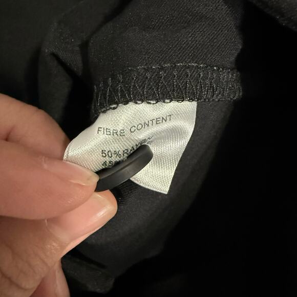 Princess Polly Kinkirk Flared Pants, Black, 6 Petite - Picture 3 of 6